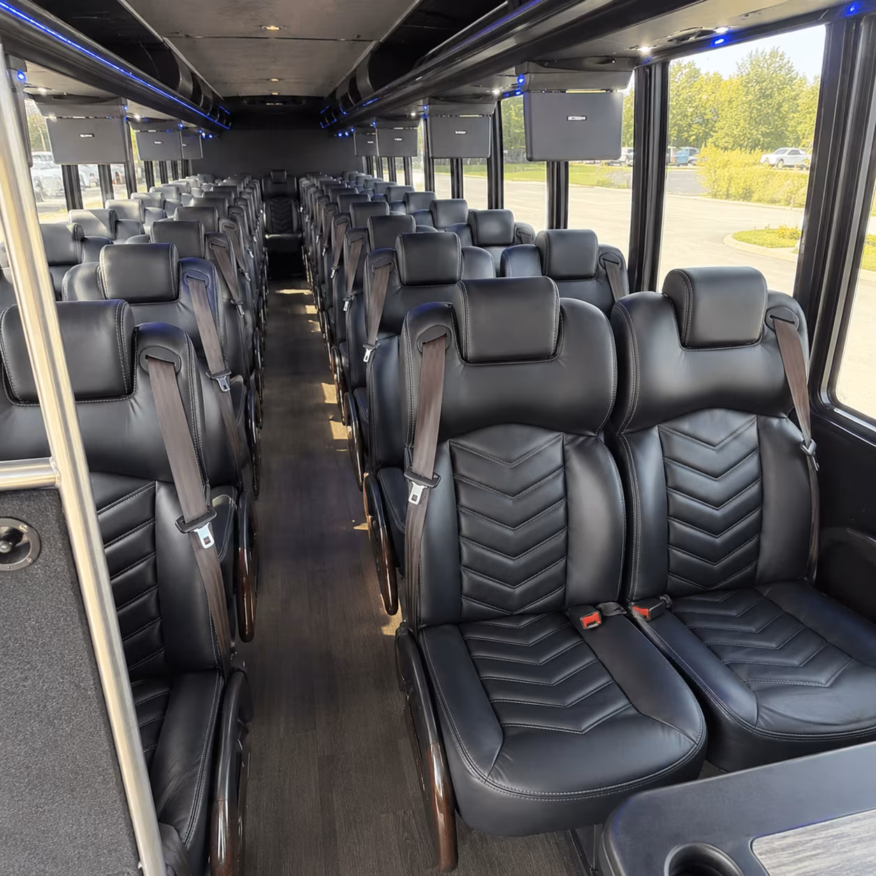 freeport airport transportation onboard seating