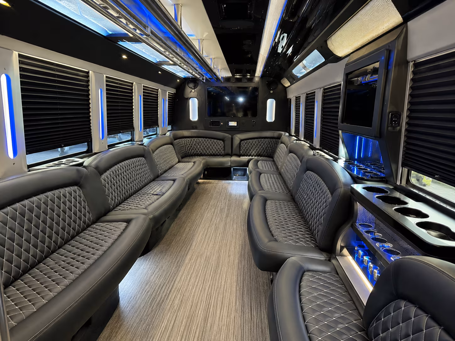 nautical mile waterfront night out party bus rental