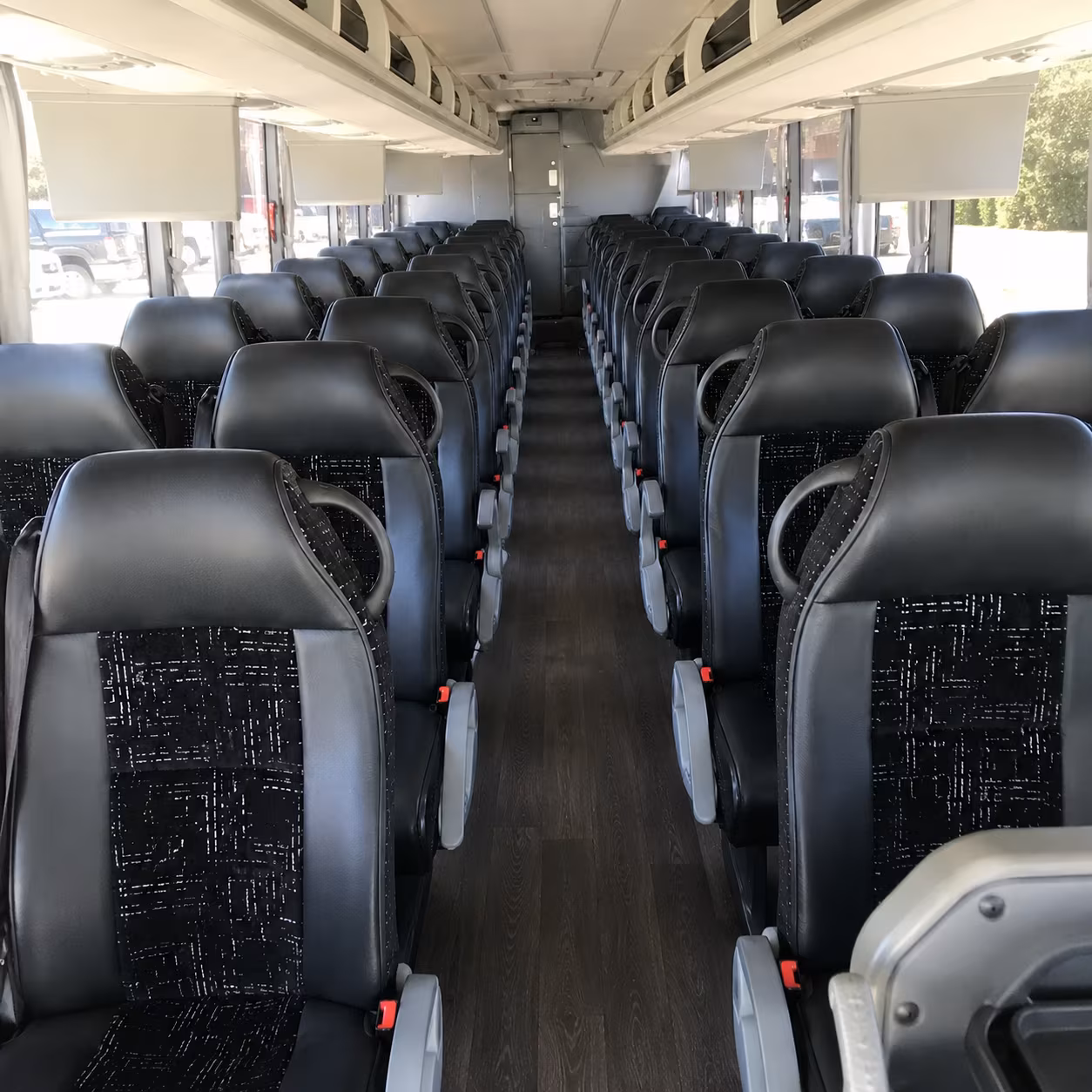 oceanside charter bus rental inside