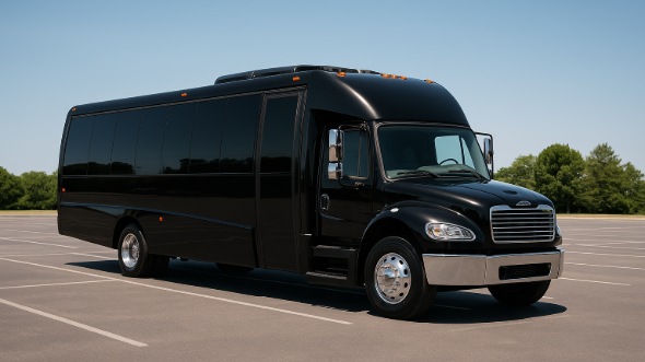 Exterior of Charter Bus Company Freeport's 15 Passenger Minibus in Freeport