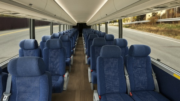 freeport 18 passenger minibus inside