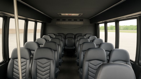 freeport 20 passenger minibus inside