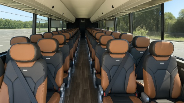 freeport 54 passenger charter bus rental