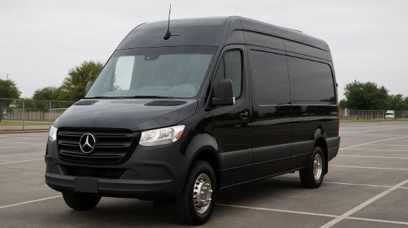 Exterior of Charter Bus Company Oceanside's Sprinter Limo in Oceanside